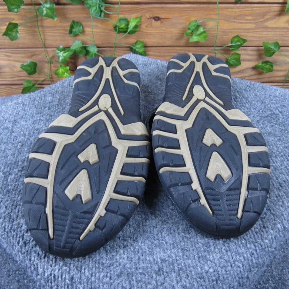 Hobibear Men's Black‎ Synthetic Flip Flops Size 46 Comfort Outdoor Sandals